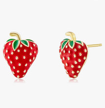 Load image into Gallery viewer, Las Fresitas Stud Earrings