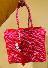 Load image into Gallery viewer, Love Tote Lonchera Red & Pink