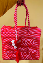 Load image into Gallery viewer, Love Tote Lonchera Red & Pink