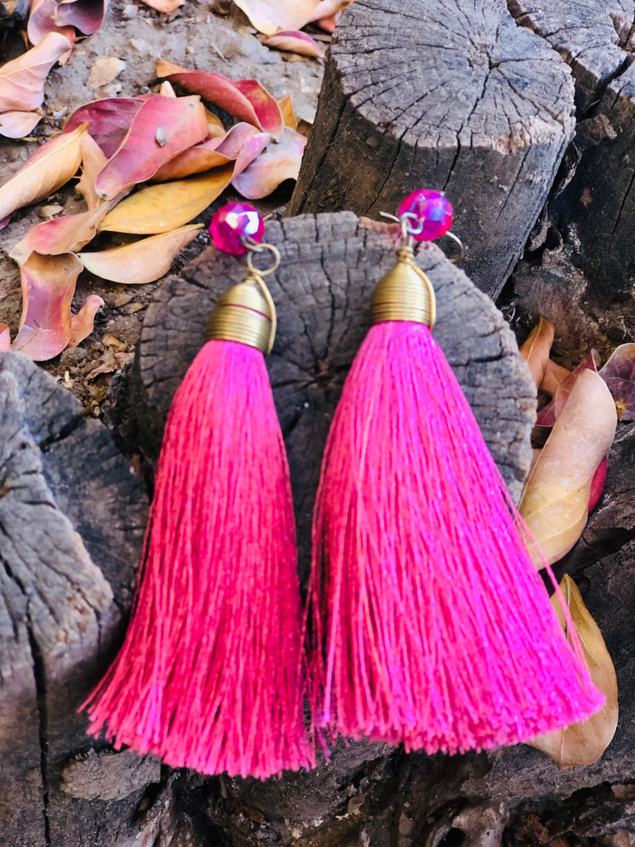 Charito Tassel Drop Earrings – GlamlindoArtesania display picture 1