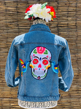 Load image into Gallery viewer, Calaca De Mi Amor Denim Jacket