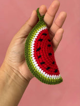 Load image into Gallery viewer, Crochet Sandía Pompón
