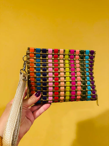 Yali Bag Gold Multi Colored