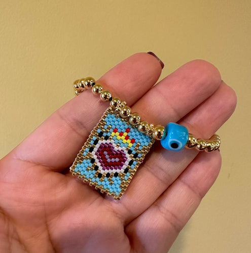 Escapulario Corazón Sagrado Bracelet