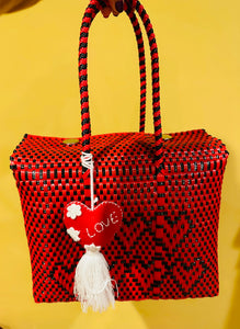 Love Tote Lonchera Red & Black