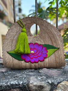 Florecita Maura Palm Leaf Bag