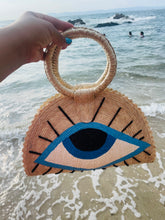 Load image into Gallery viewer, Palm Leaf Ojo Bag
