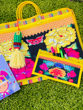 Load image into Gallery viewer, Mercado Bag Stationary Pencil Pouch and Large Organizer Bag