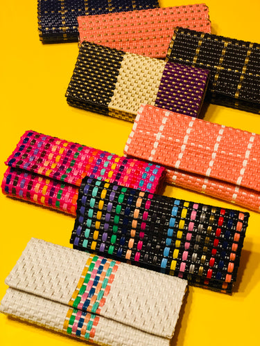 Fabiola Wallet Black Multi Colored