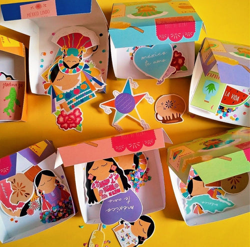 Los Colores de México Stickers Pack (11)Assorted