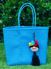 Load image into Gallery viewer, Teal Frida Tote