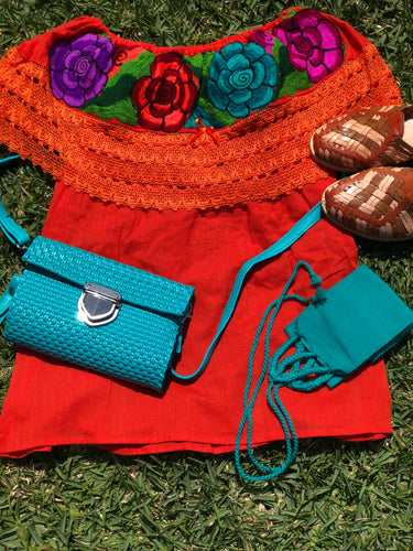 Turquoise Yali Bag