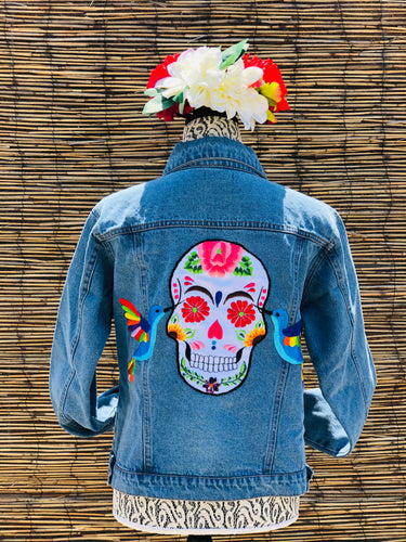 Calaca  Mi Amor Denim Jacket