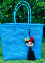 Load image into Gallery viewer, Teal Frida Tote