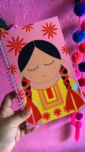 El Huipil Red Notebook