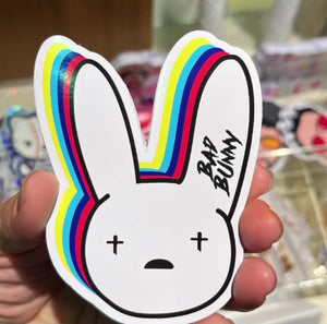 Bad Bunny Head Logo Sticker