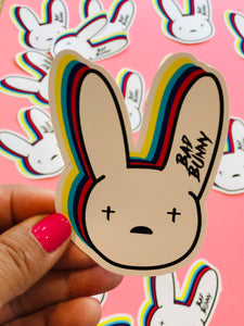 Bad Bunny Head Logo Sticker