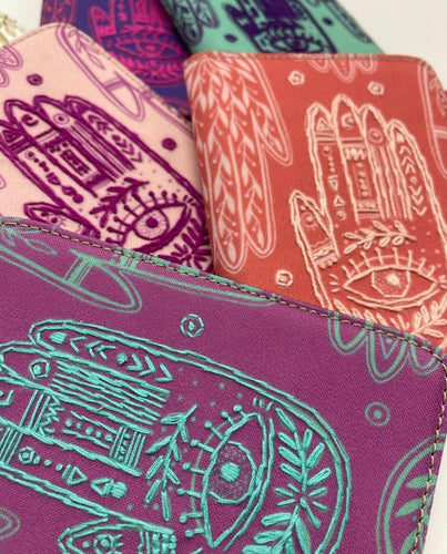 Hamsa Palm Passport Holder