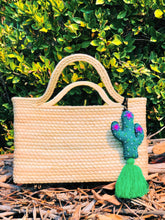 Load image into Gallery viewer, Ivanelli Square Palm Leaf Bag
